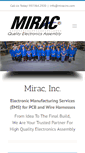 Mobile Screenshot of miracinc.com